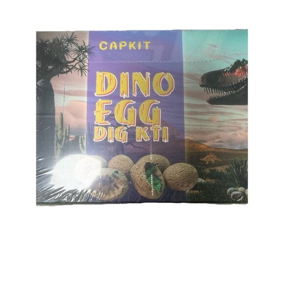 Dino Egg Dig Kit - Discover 12 Different Dinos, Dinosaur Eggs Excavation Kit - Picture 8 of 8